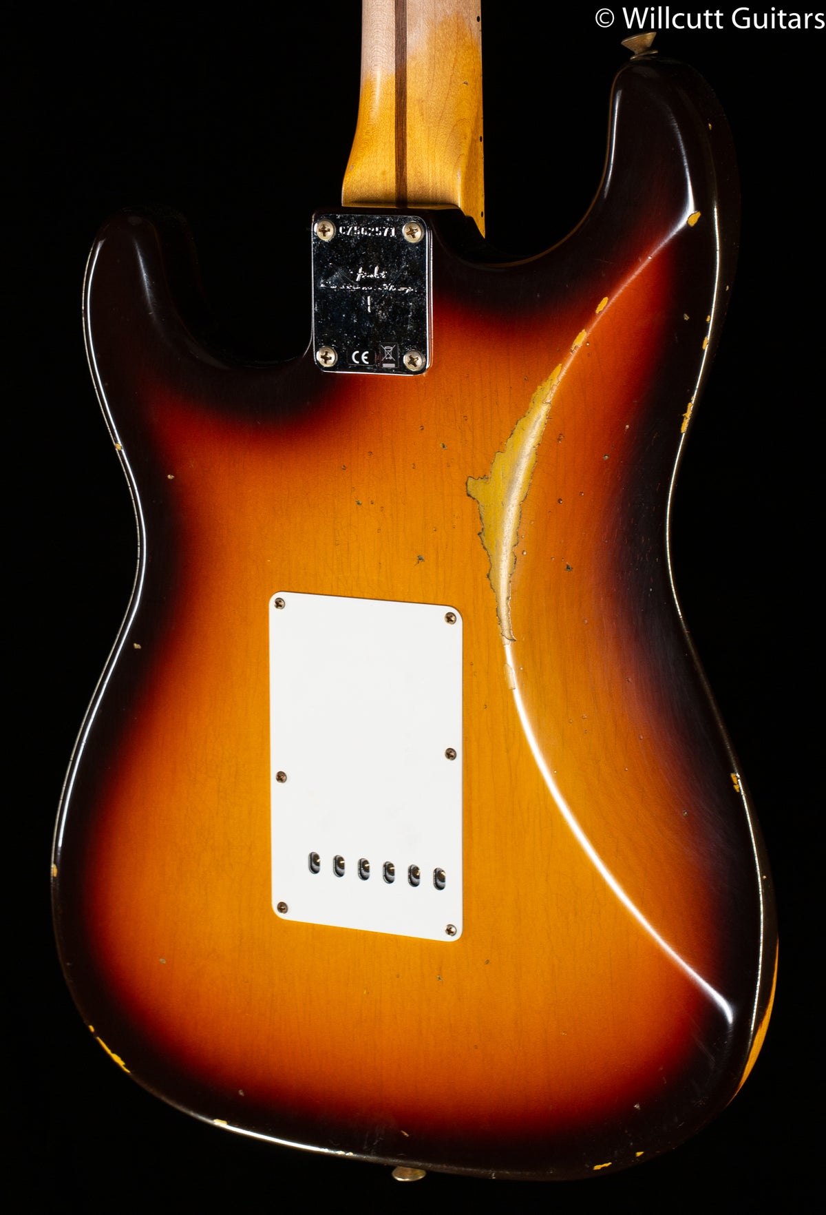 Fender Custom Shop 1958 Stratocaster Relic Faded Aged Chocolate 3-Color Sunburst (571)