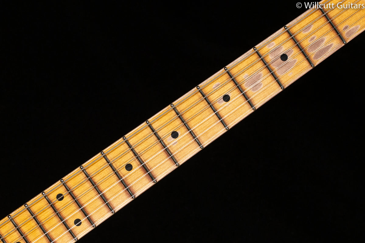 Fender Custom Shop 1958 Stratocaster Relic Faded Aged Chocolate 3-Color Sunburst (571)