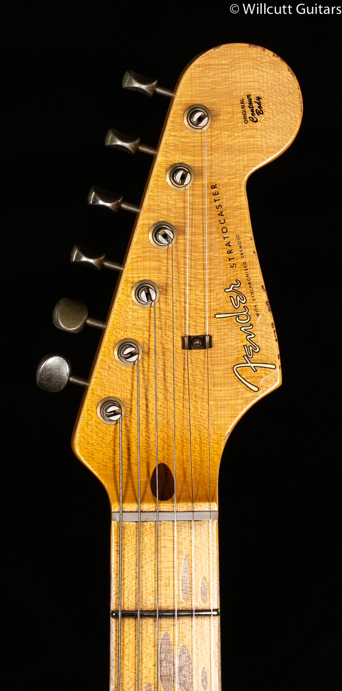 Fender Custom Shop 1958 Stratocaster Relic Aged Natural Blonde (587)