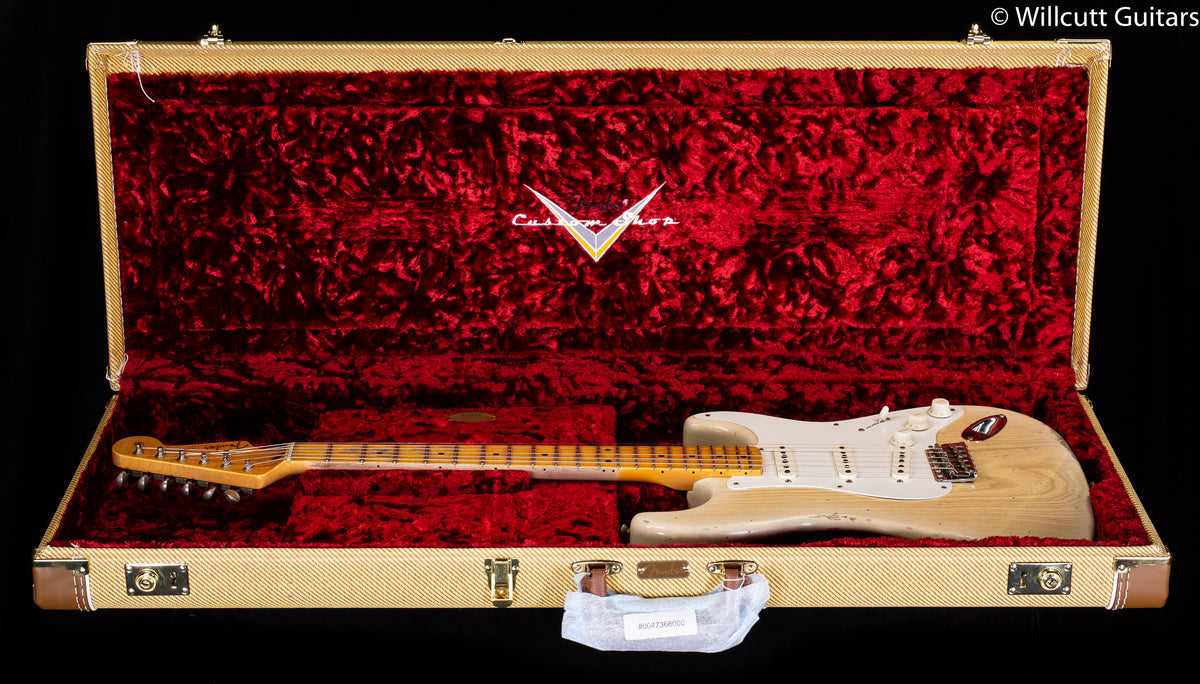 Fender Custom Shop 1958 Stratocaster Relic Aged Natural Blonde (587)