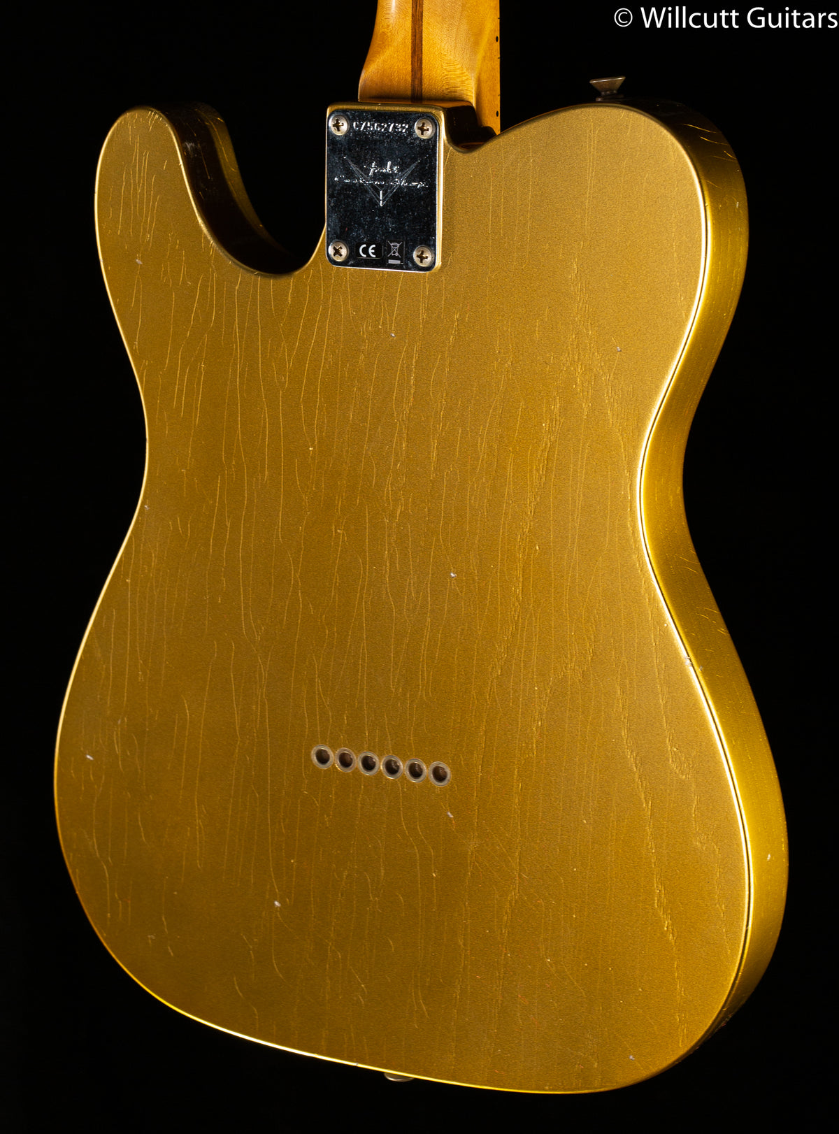 Fender Custom Shop 1958 Telecaster Journeyman Relic Aged HLE Gold (732)