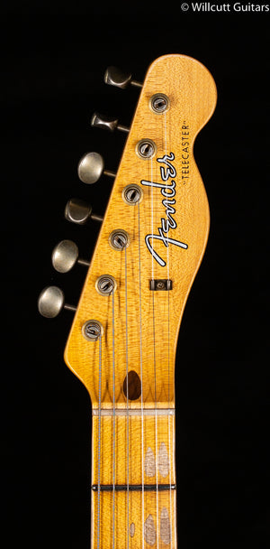 Fender Custom Shop 1958 Telecaster Journeyman Relic Aged HLE Gold (732)