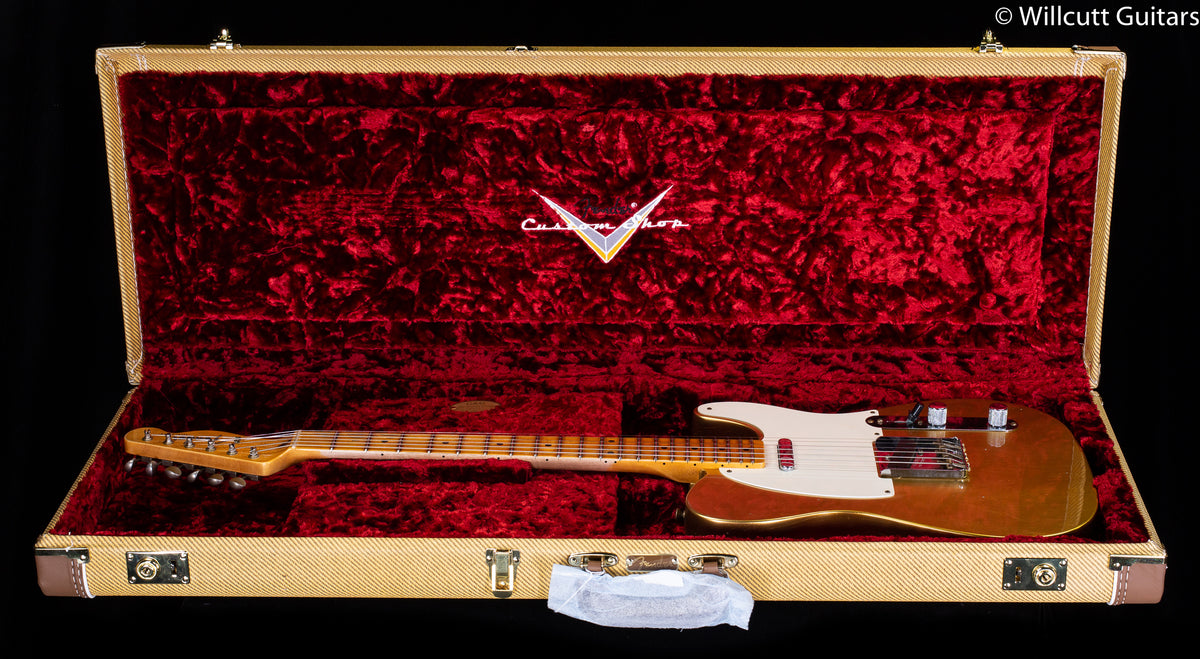 Fender Custom Shop 1958 Telecaster Journeyman Relic Aged HLE Gold (732)