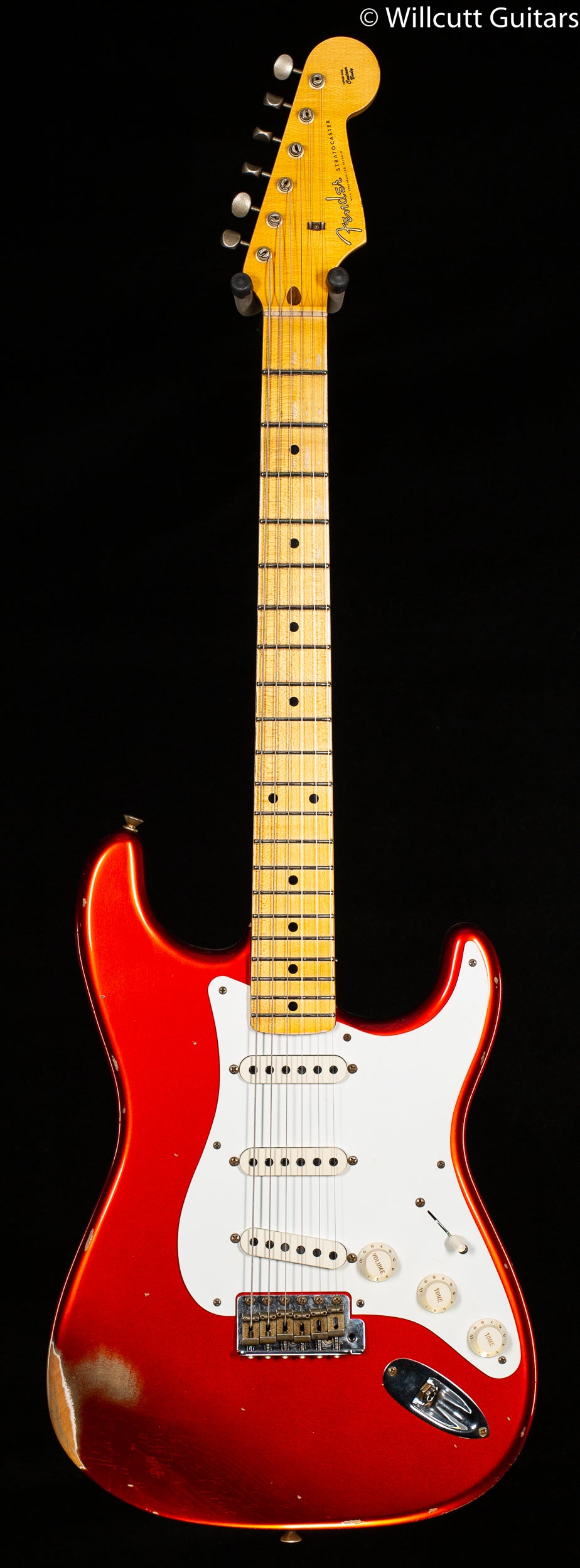 Fender Custom Shop 1958 Stratocaster Relic Faded Aged Candy Apple 