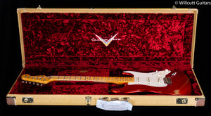 Fender Custom Shop 1958 Stratocaster Relic Faded Aged Candy Apple Red (772)
