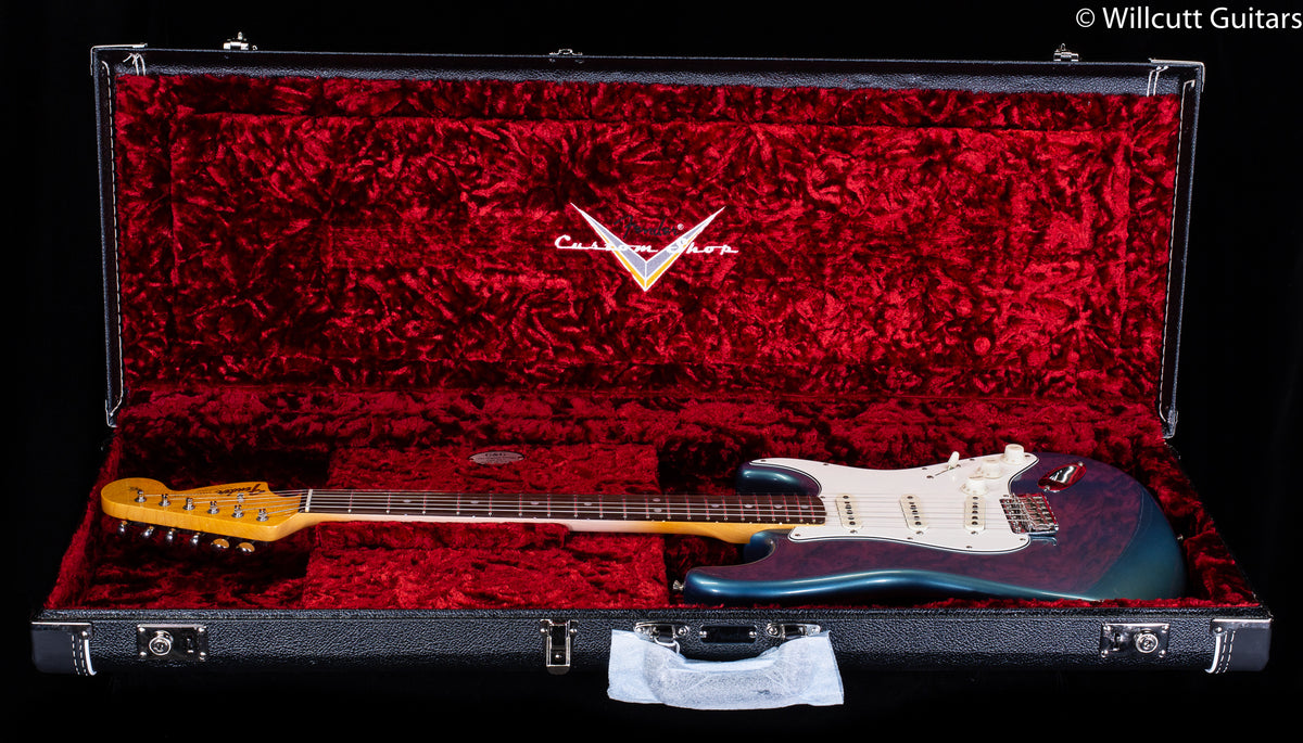 Fender Custom Shop 66 Stratocaster Deluxe Closet Classic Rosewood Fingerboard Aged Lake Placid Blue (793)