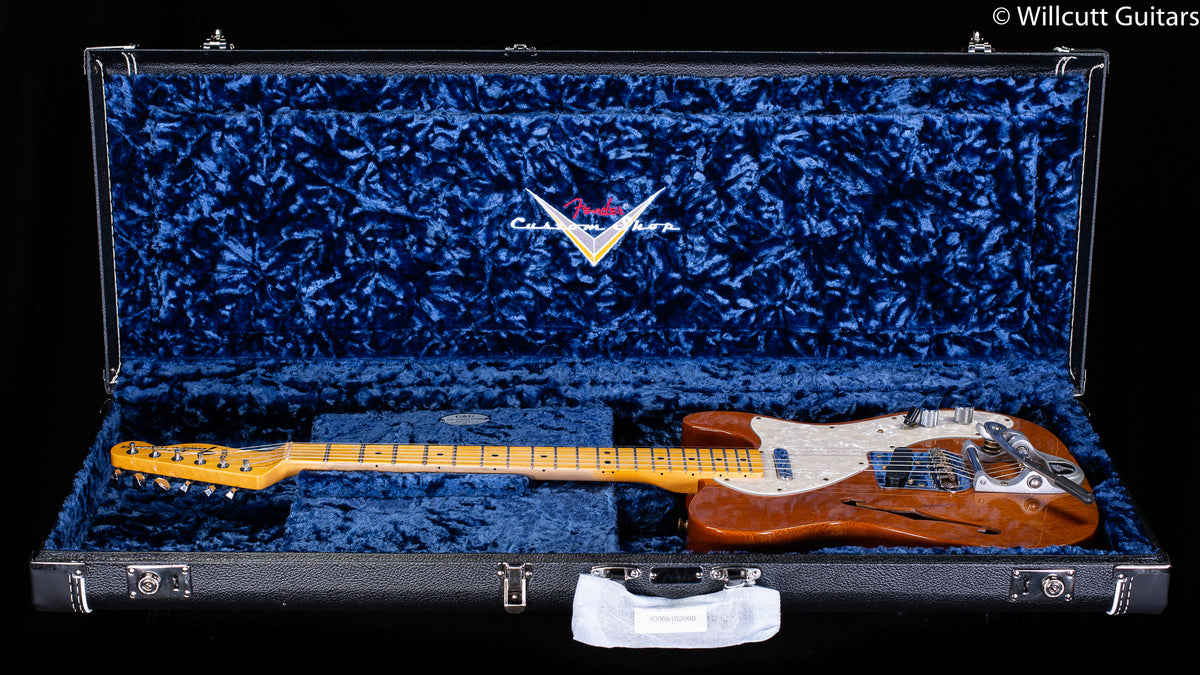 Fender Custom Shop 1968 Telecaster Thinline Bigsby Journeyman Relic Aged Natural (919)