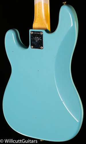 Fender Custom Shop 1963 Precision Bass Journeyman Relic Aged Daphne Blue (163)