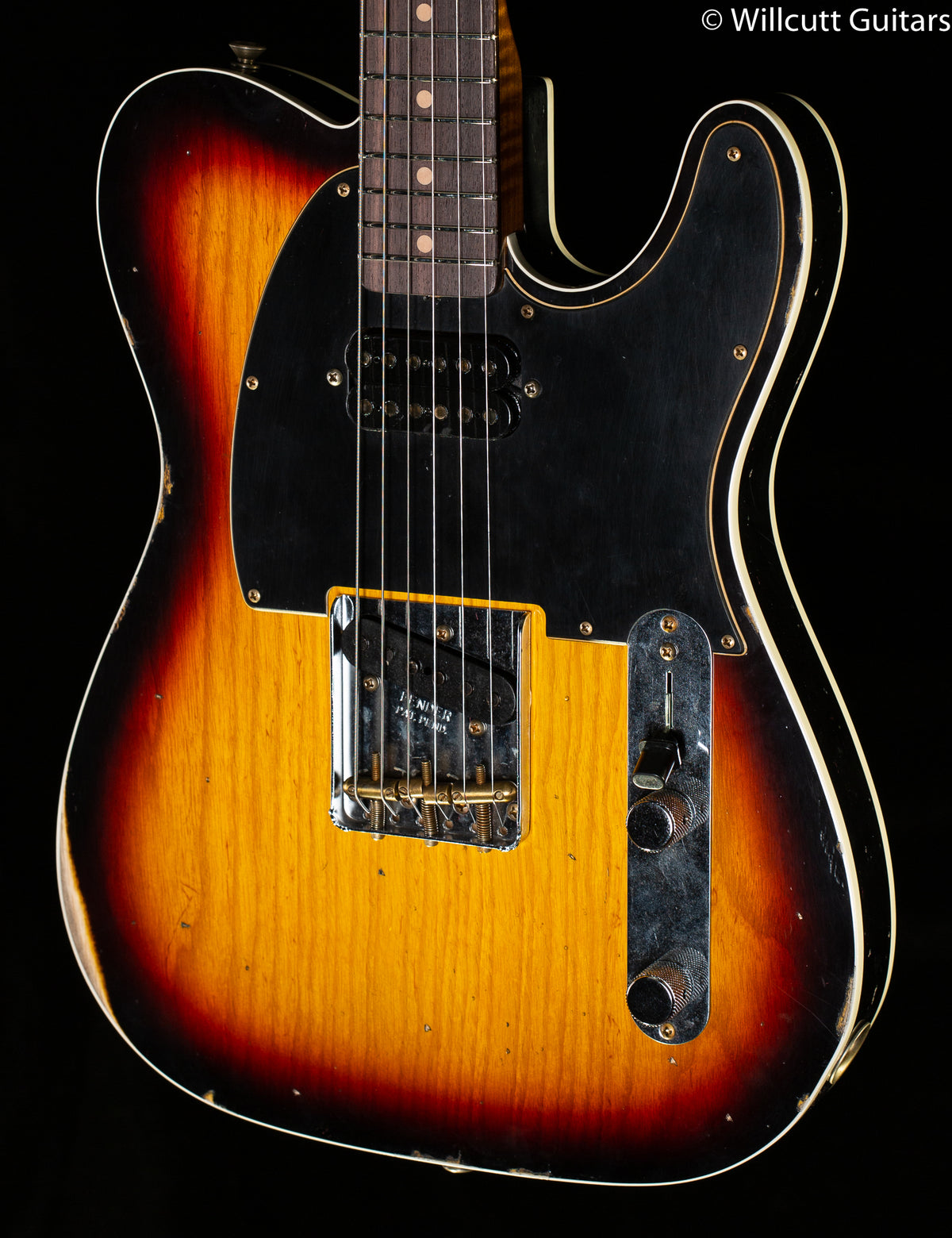 Fender Custom Shop Limited Edition HS Tele Custom Relic 3-Color Sunburst (456)
