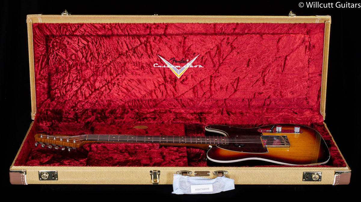 Fender Custom Shop Limited Edition HS Tele Custom Relic 3-Color Sunburst (456)