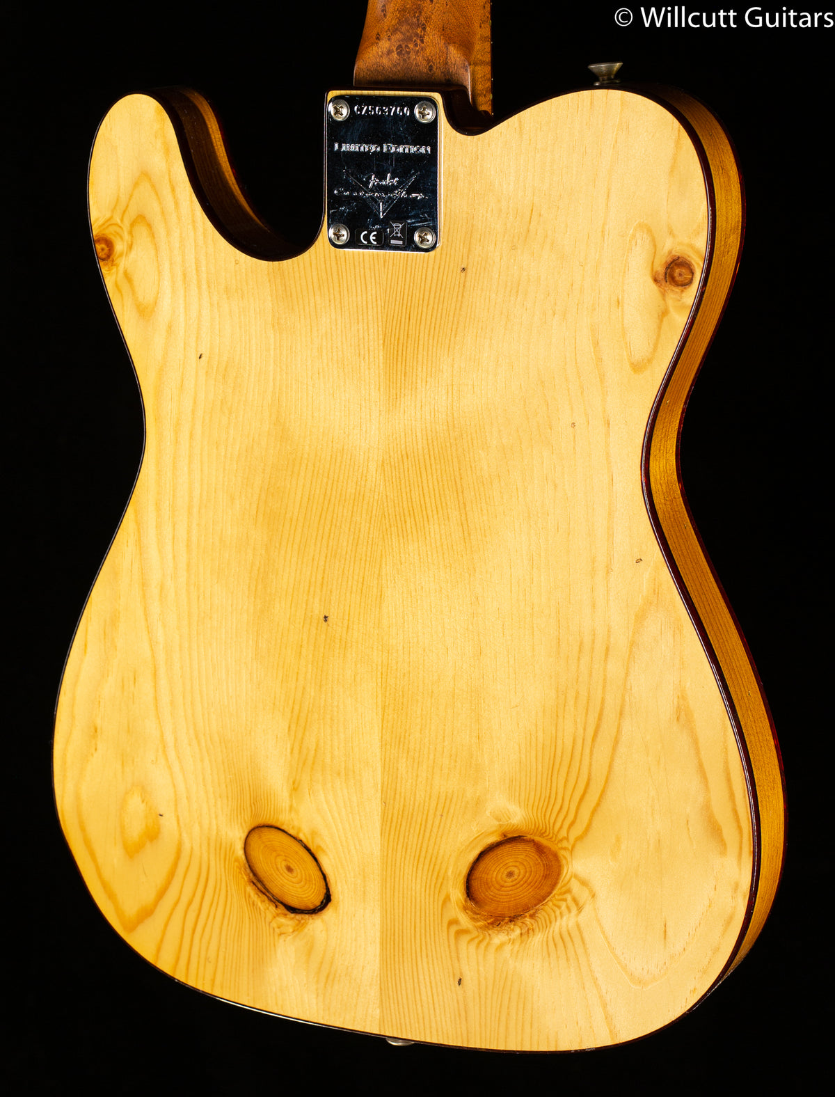 Fender Custom Shop Limited Edition Cunife Tele Custom Journeyman Relic Aged Amber Natural (760)