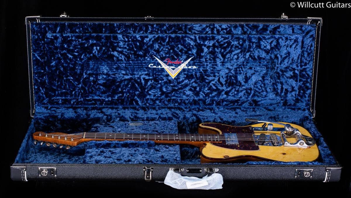 Fender Custom Shop Limited Edition Cunife Tele Custom Journeyman Relic Aged Amber Natural (760)