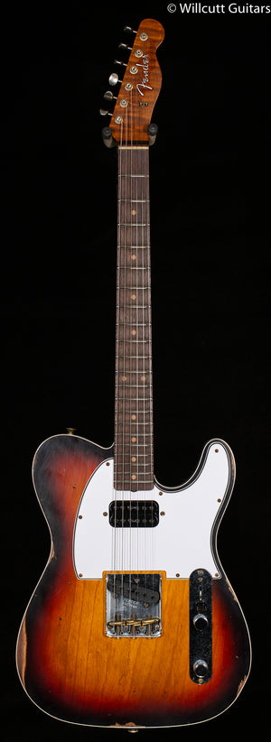 Fender Custom Shop Limited Edition HS Telecaster Custom Relic 3-Color Sunburst (796)