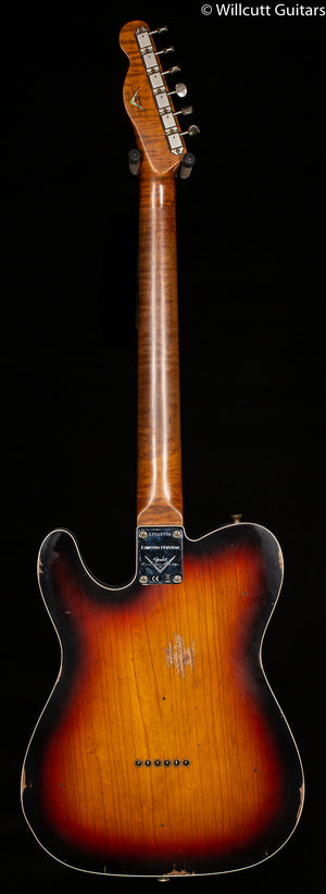 Fender Custom Shop Limited Edition HS Telecaster Custom Relic 3-Color Sunburst (796)