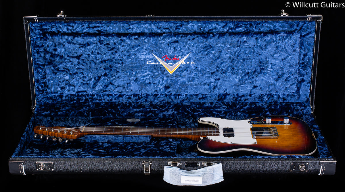 Fender Custom Shop Limited Edition HS Telecaster Custom Relic 3-Color Sunburst (796)