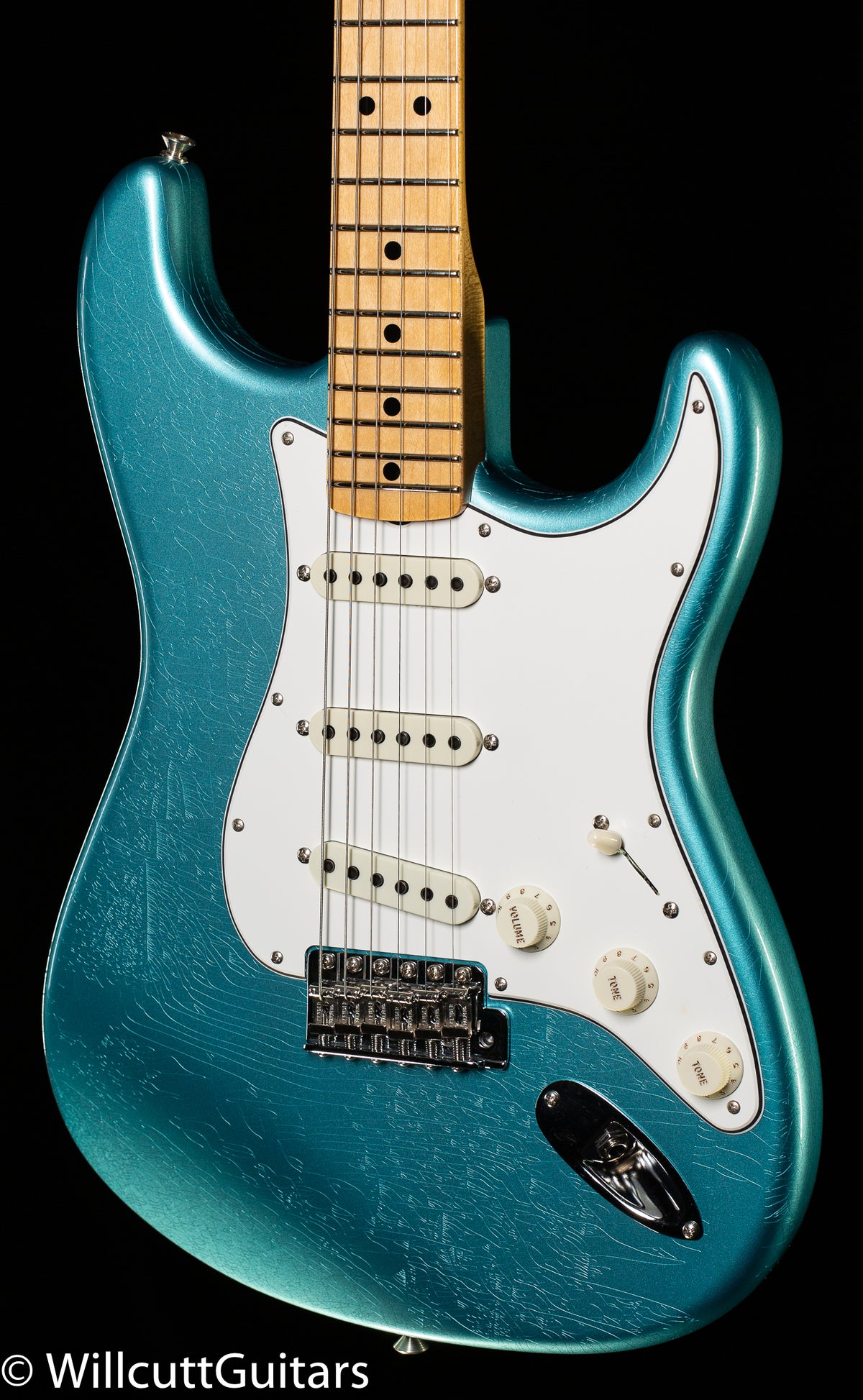 Fender Custom Shop 1968 Stratocaster DLX Closet Classic Aged Teal Green Metallic (188)