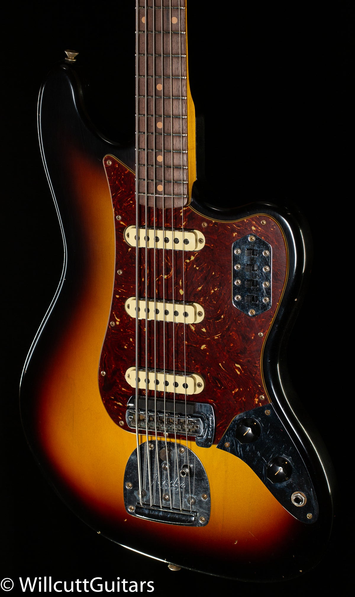 Fender Custom Shop Bass VI Journeyman Relic Rosewood Fingerboard 3-Color Sunburst (289)