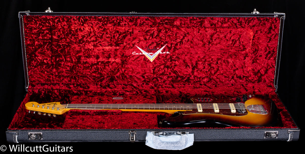 Fender Custom Shop Bass VI Journeyman Relic Rosewood Fingerboard 3-Color Sunburst (289)