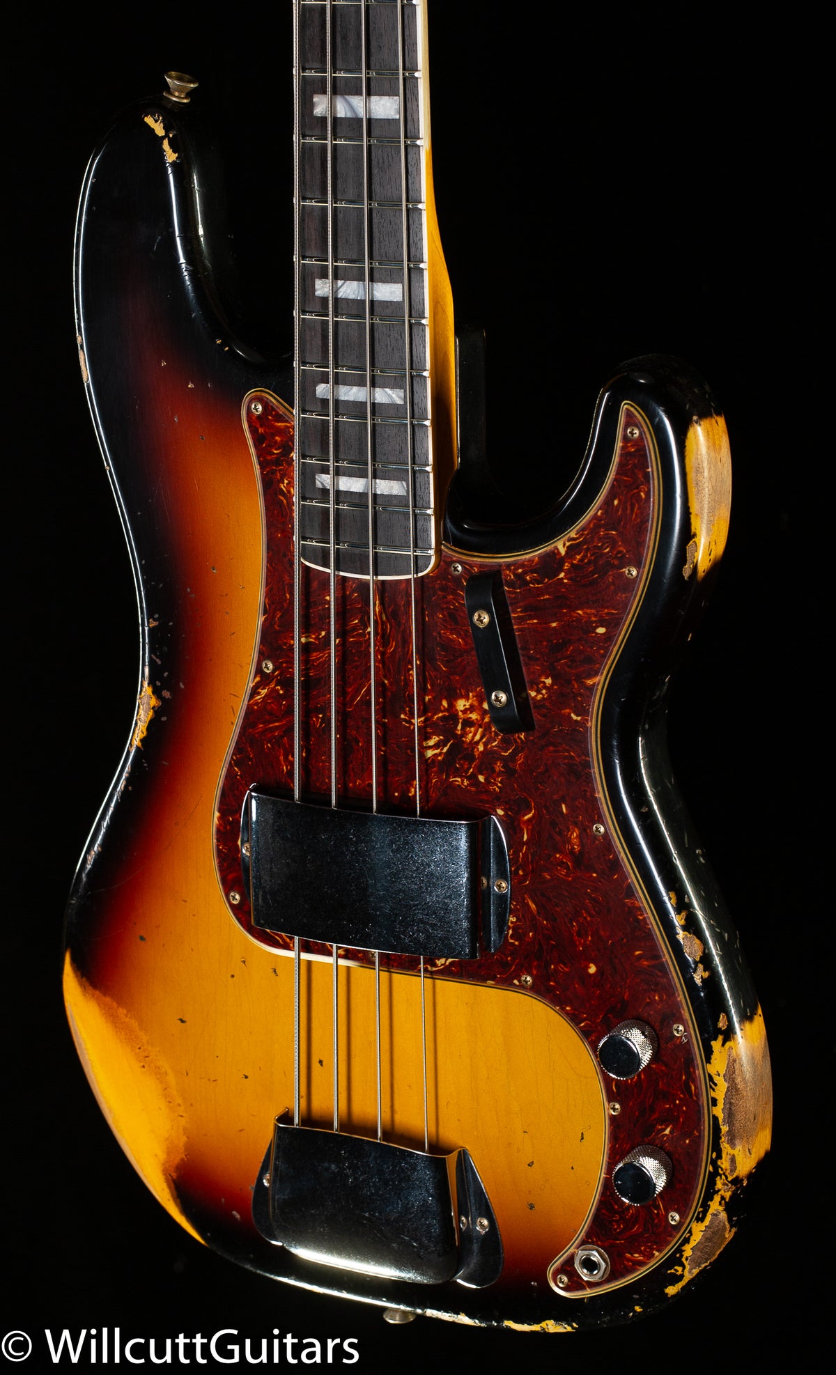 Fender Custom Shop 1959 Precision Bass Heavy Relic 3-Tone Sunburst (344)