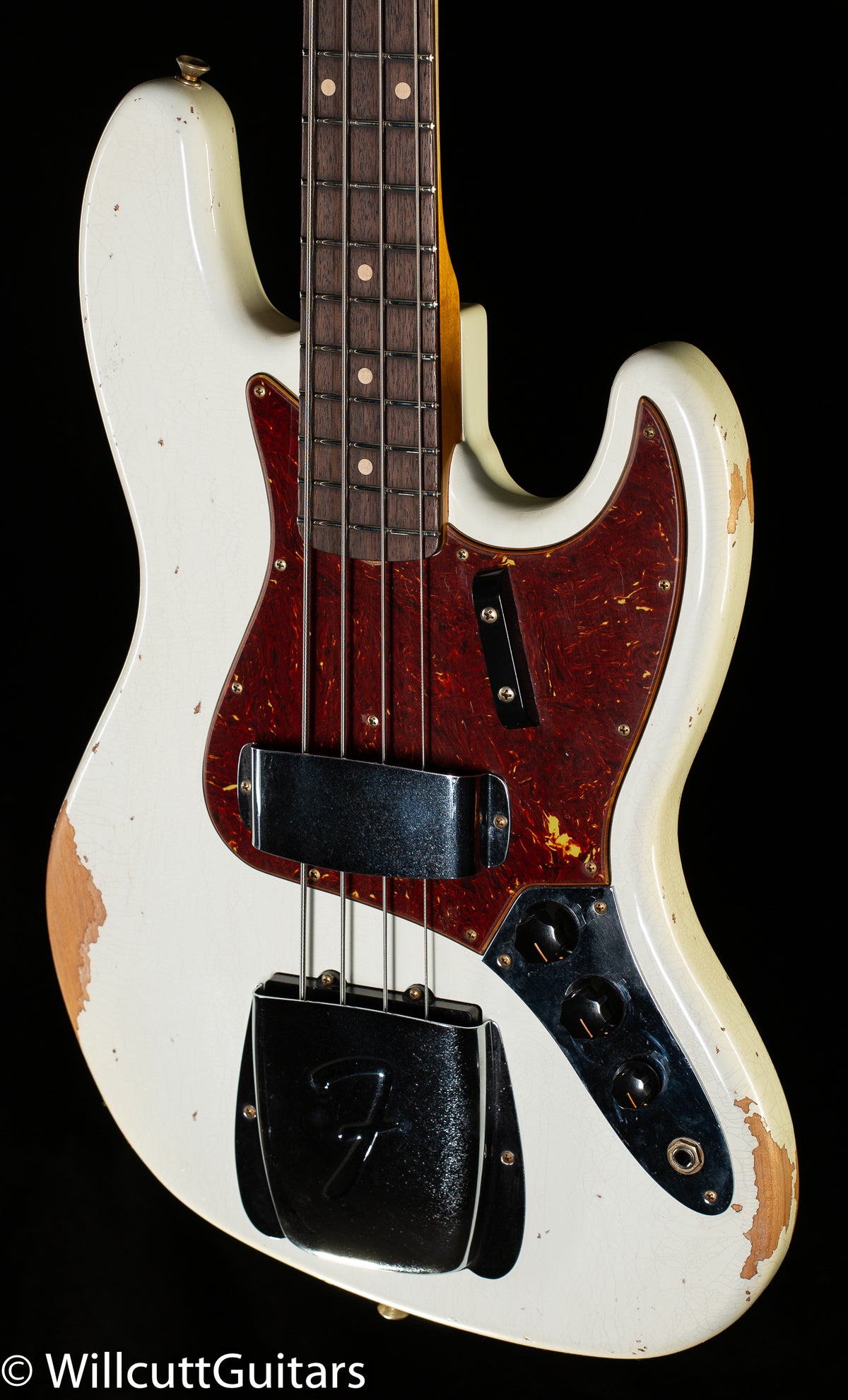 Fender Custom Shop 1961 Jazz Bass Heavy Relic Aged Olympic