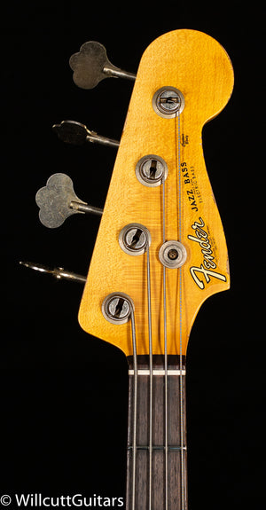 Fender Custom Shop 1961 Jazz Bass Heavy Relic Aged Olympic White (542)