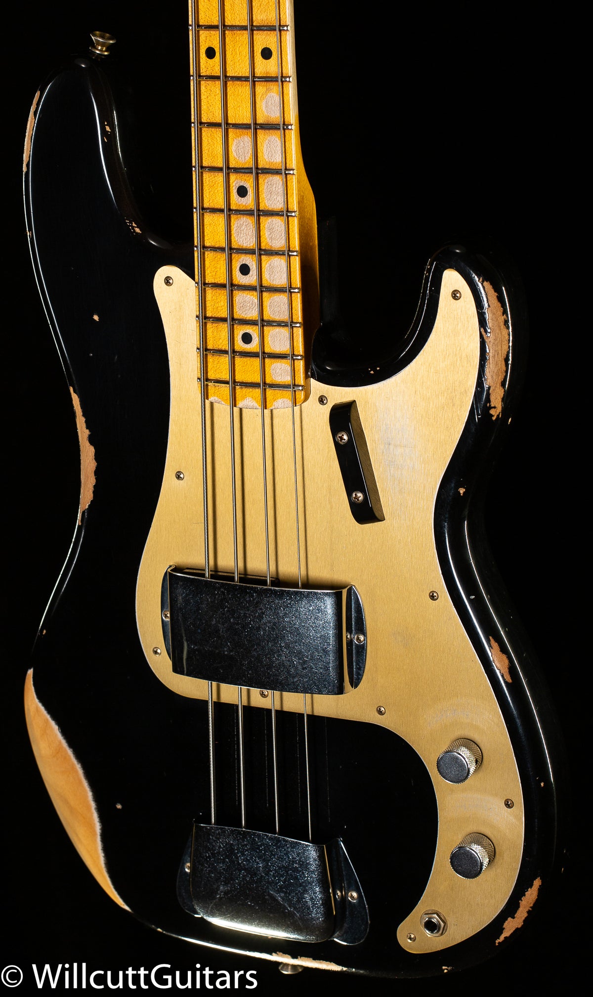 Fender Custom Shop 1958 Precision Bass Heavy Relic Aged Black (579)