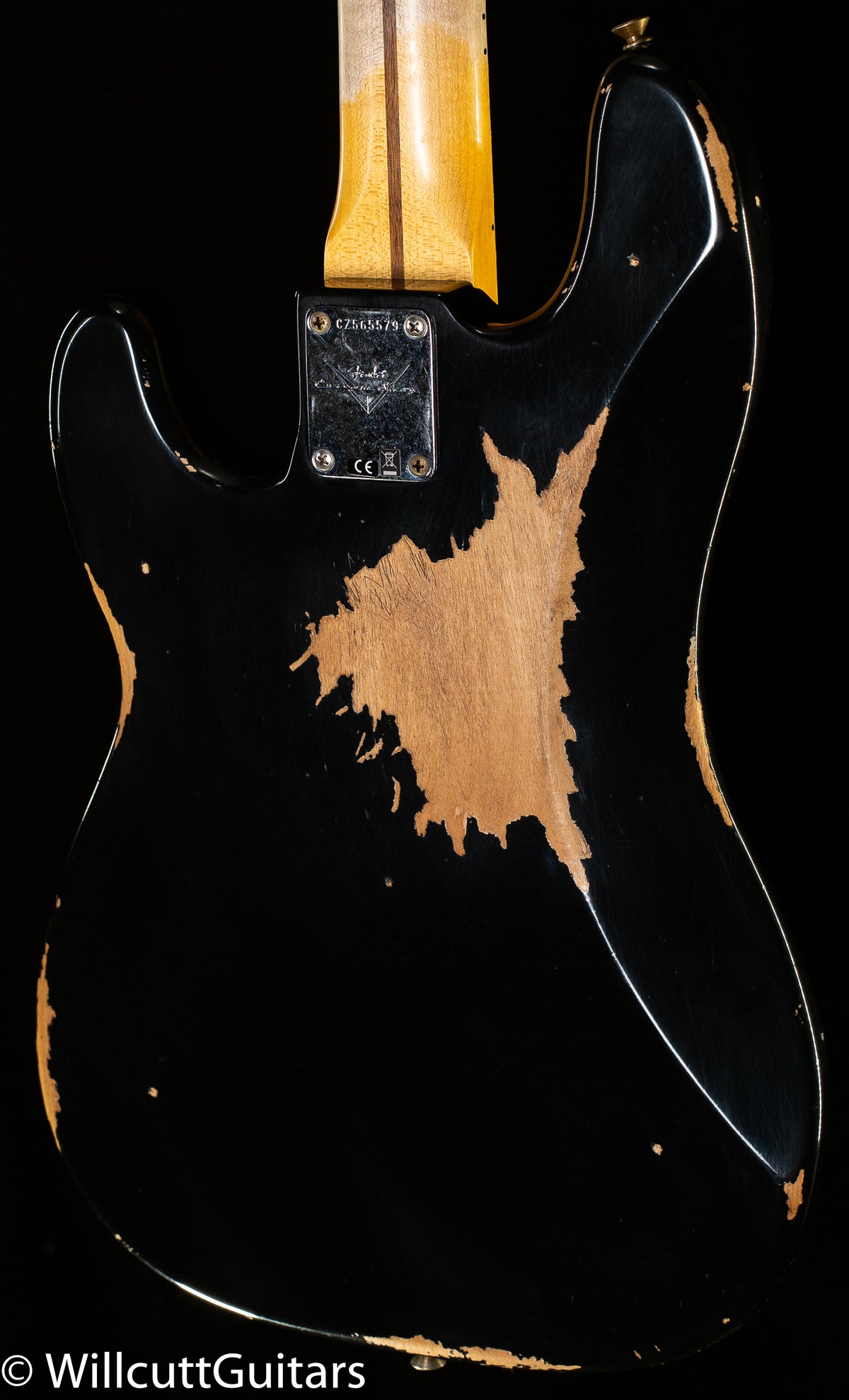 Fender Custom Shop 1958 Precision Bass Heavy Relic Aged Black (579)