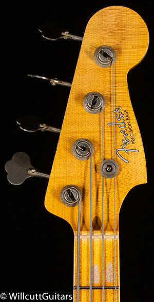 Fender Custom Shop 1958 Precision Bass Heavy Relic Aged Black (579)