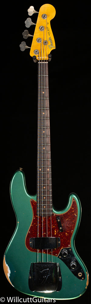 Fender Custom Shop 1962 Jazz Bass Relic Aged Sherwood Green Metallic (319)