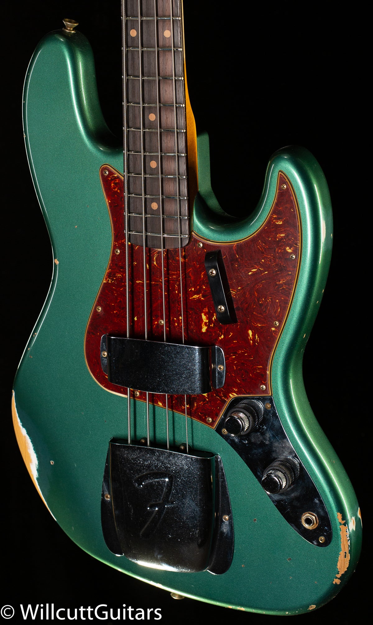 Fender Custom Shop 1962 Jazz Bass Relic Aged Sherwood Green Metallic (319)