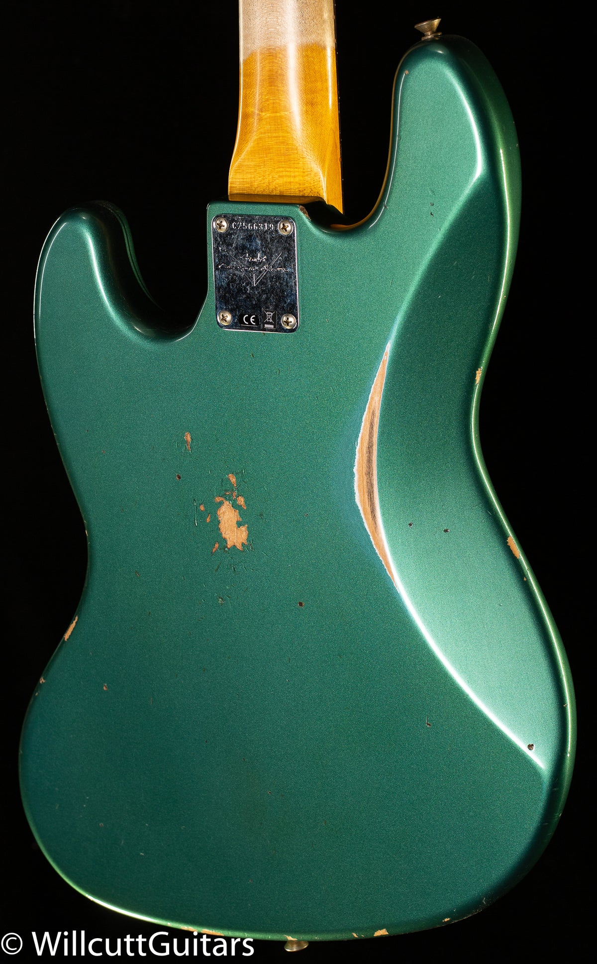Fender Custom Shop 1962 Jazz Bass Relic Aged Sherwood Green Metallic (319)