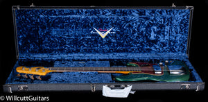 Fender Custom Shop 1962 Jazz Bass Relic Aged Sherwood Green Metallic (319)