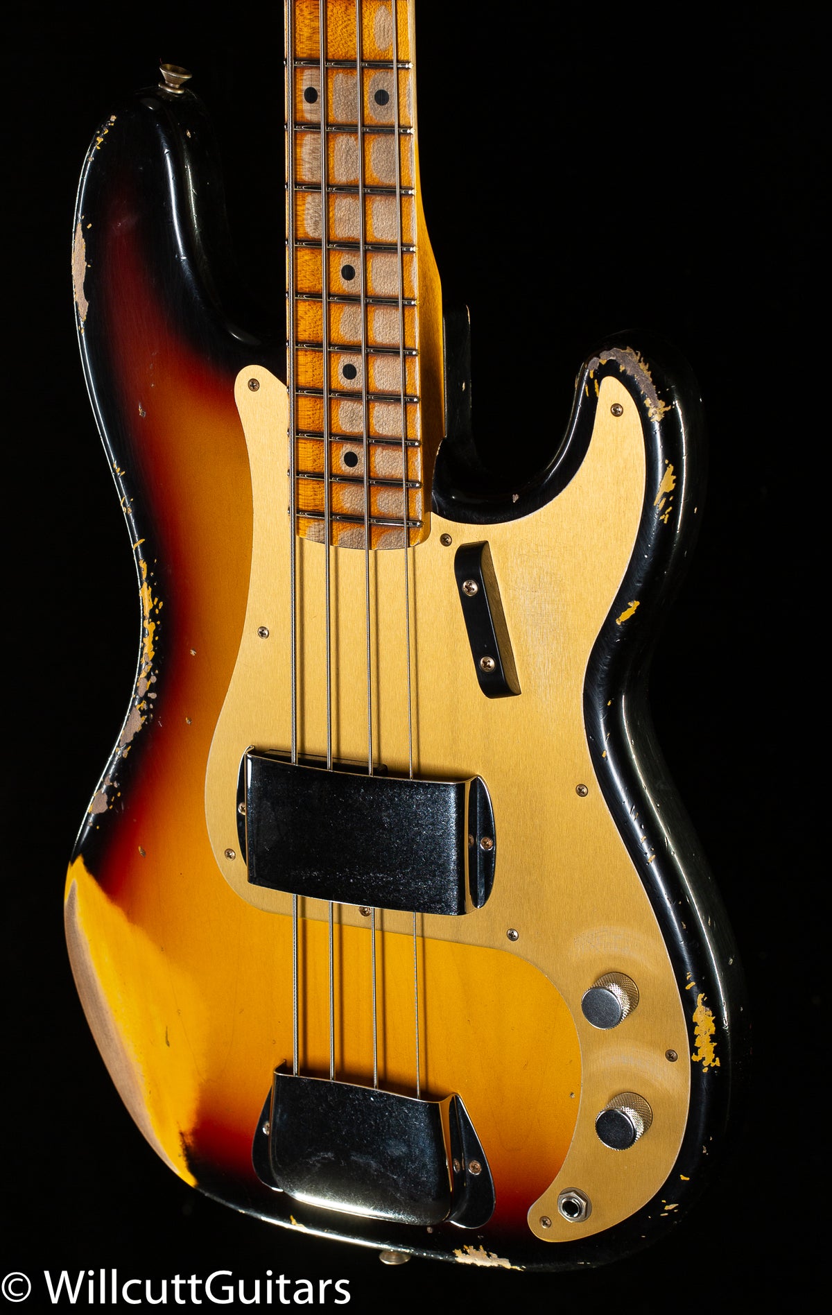 Fender Custom Shop 1958 Precision Bass Heavy Relic 3-Tone Sunburst (339)