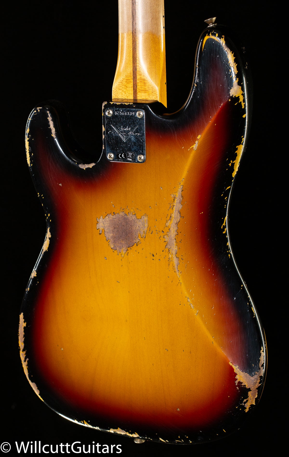 Fender Custom Shop 1958 Precision Bass Heavy Relic 3-Tone Sunburst (339)