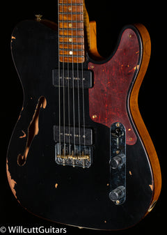 Fender Custom Shop LTD P90 Thinline Telecaster Relic Black Fender Custom Shop LTD P90 Thinline Telecaster Relic Black