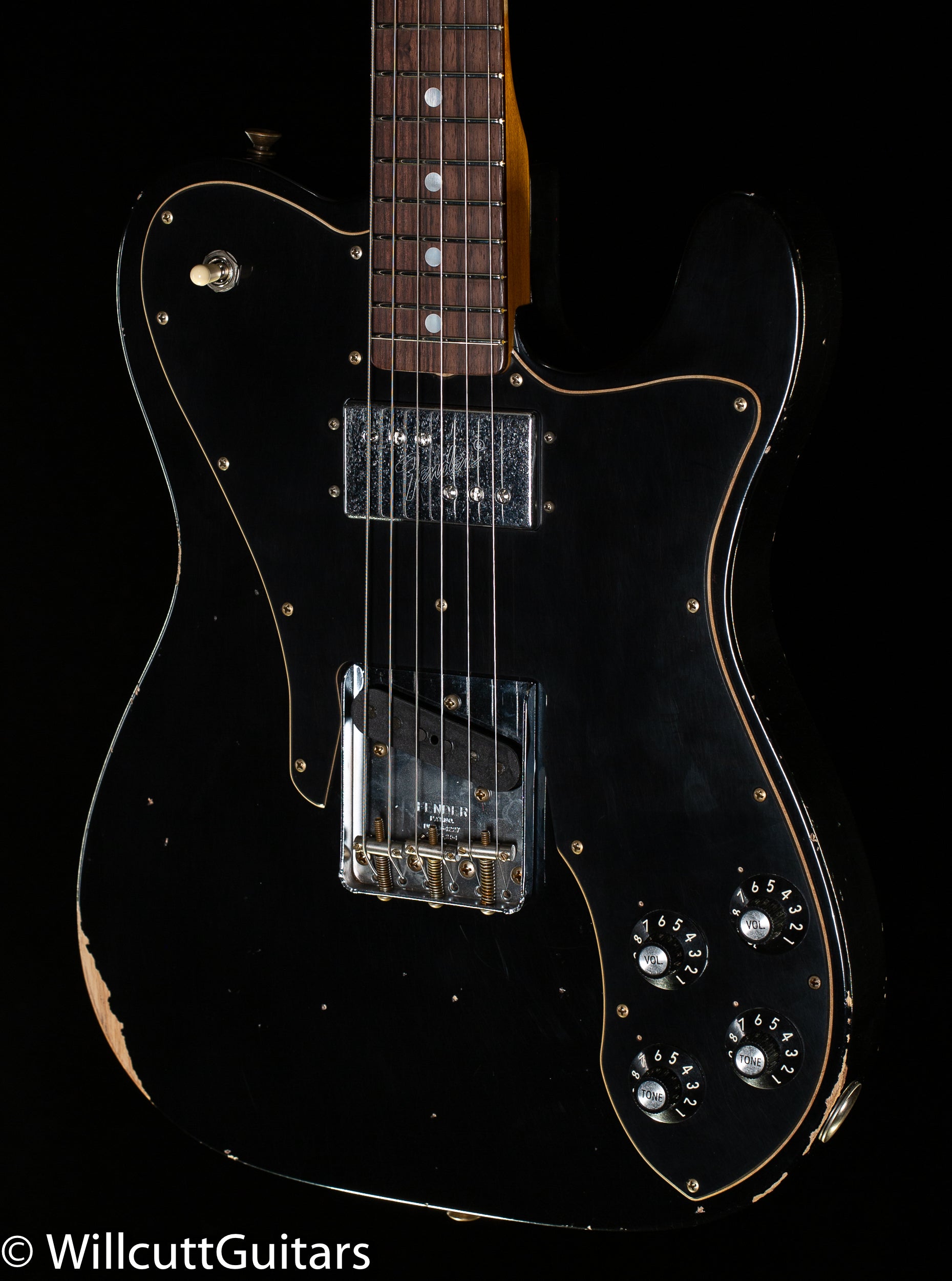 Fender Custom Shop LTD 70s Telecaster Custom Relic Aged Black (419