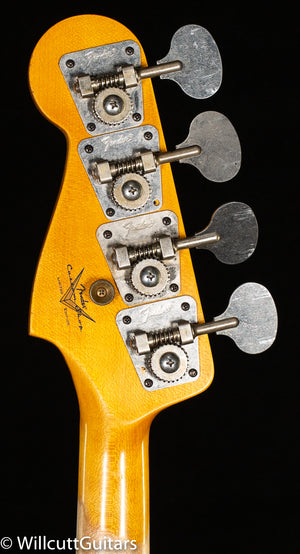 Fender Custom Shop LTD 1966 Jazz Bass Journeyman Relic Aged Charcoal Frost Metallic (726)