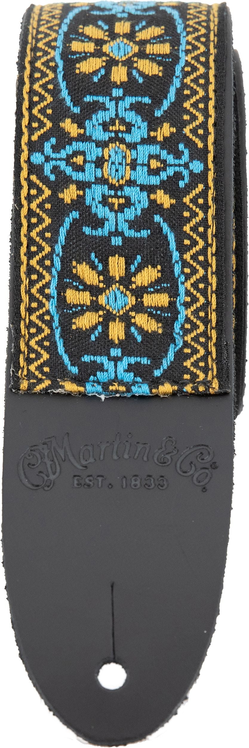 Martin Strap, Retro Jacquard, Yellow Vintage