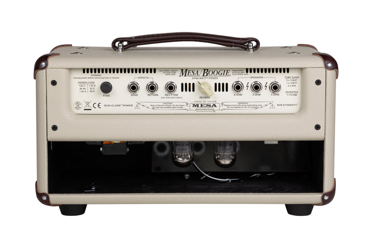 Mesa Boogie California Tweed 2:20 20W Head Cream Bronco (492)