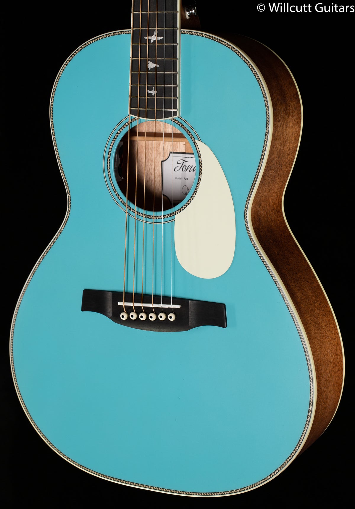 PRS SE P20E Acoustic Parlor Powder Blue