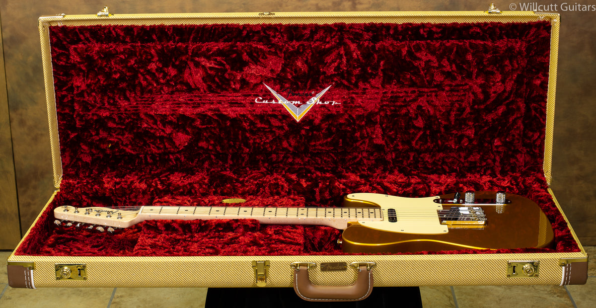 Fender USED Custom Shop Danny Gatton Telecaster Frost Gold (041)