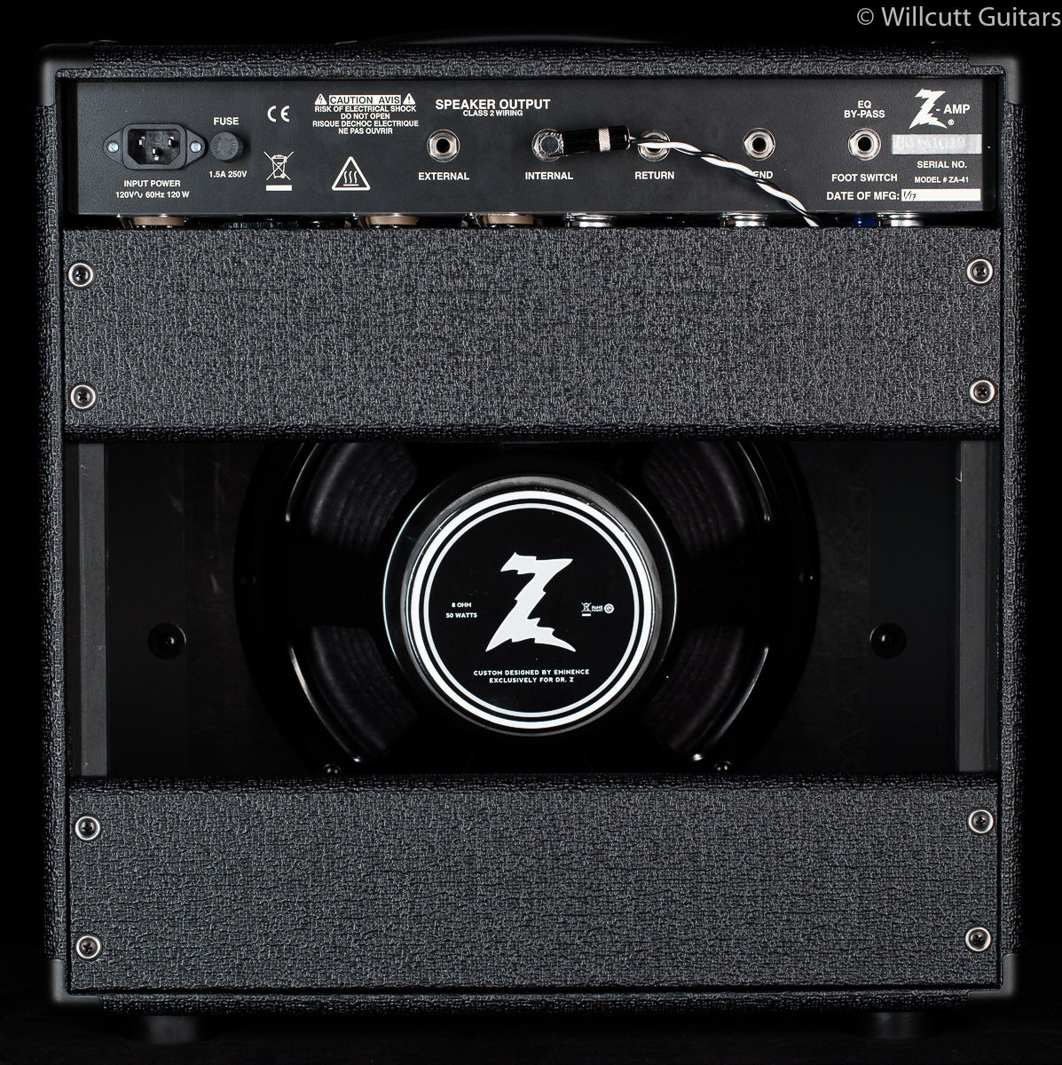Dr. Z Cure 1x12 Studio Combo, Black