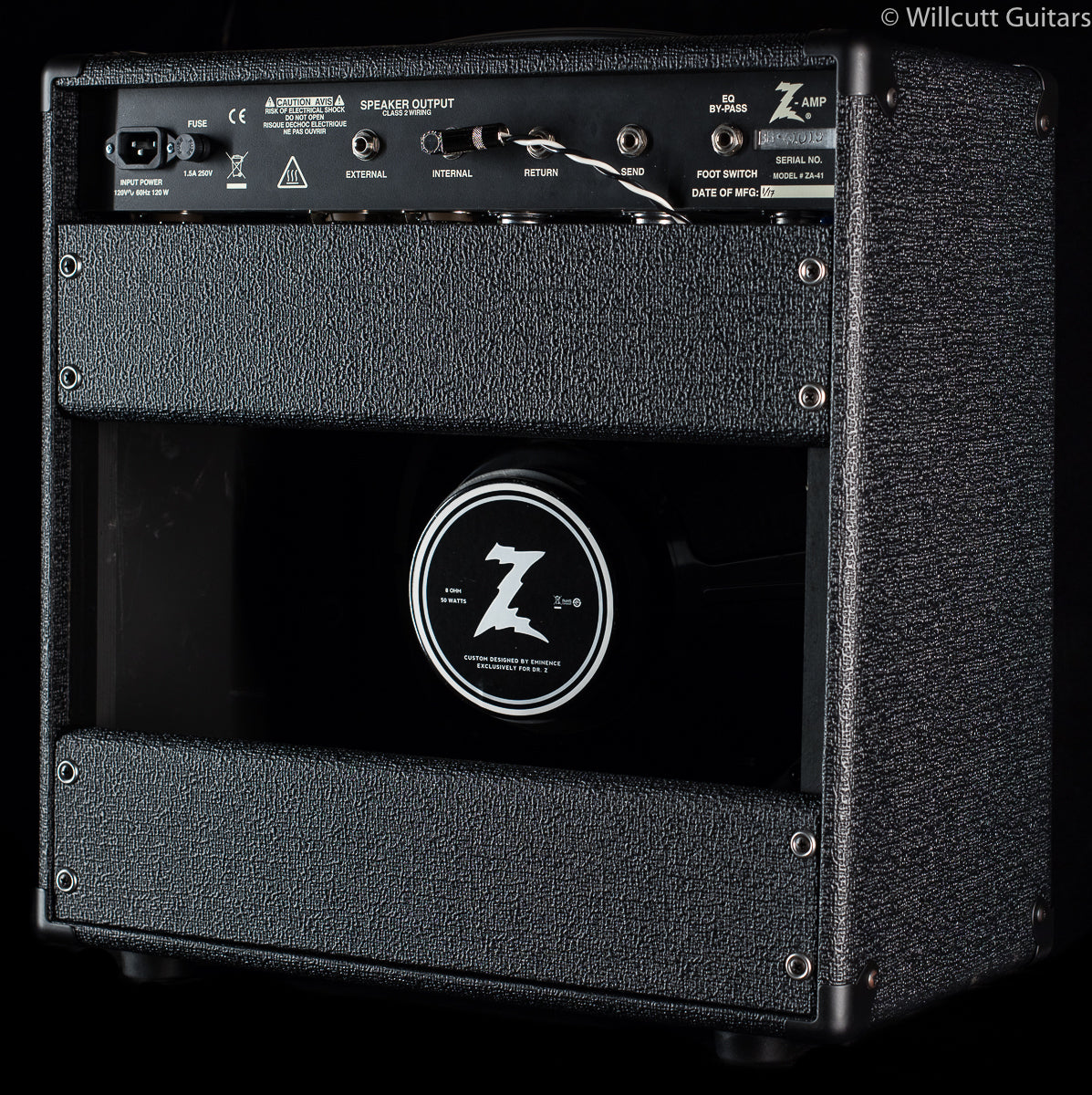 Dr. Z Cure 1x12 Studio Combo, Black