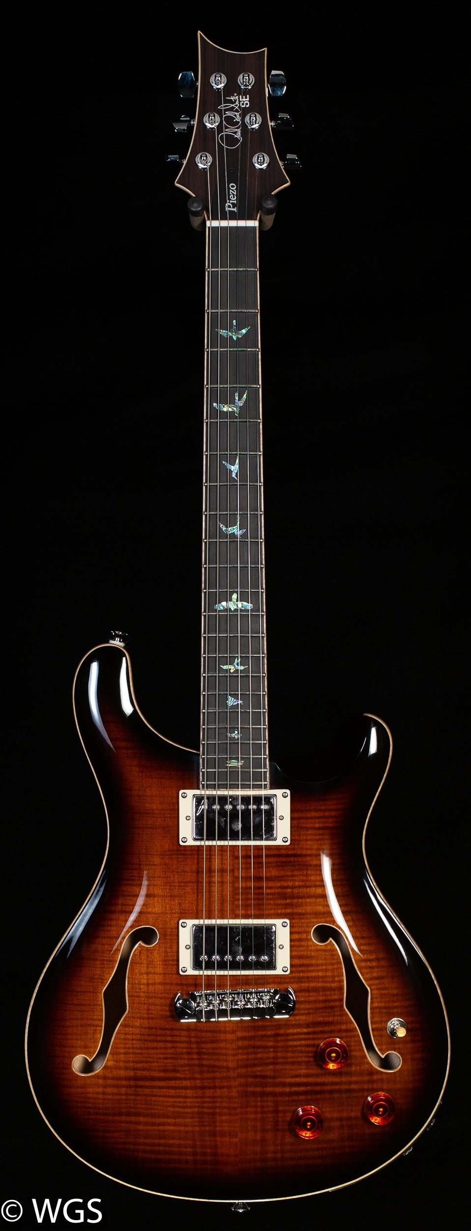 PRS SE Hollowbody II Piezo Black Gold