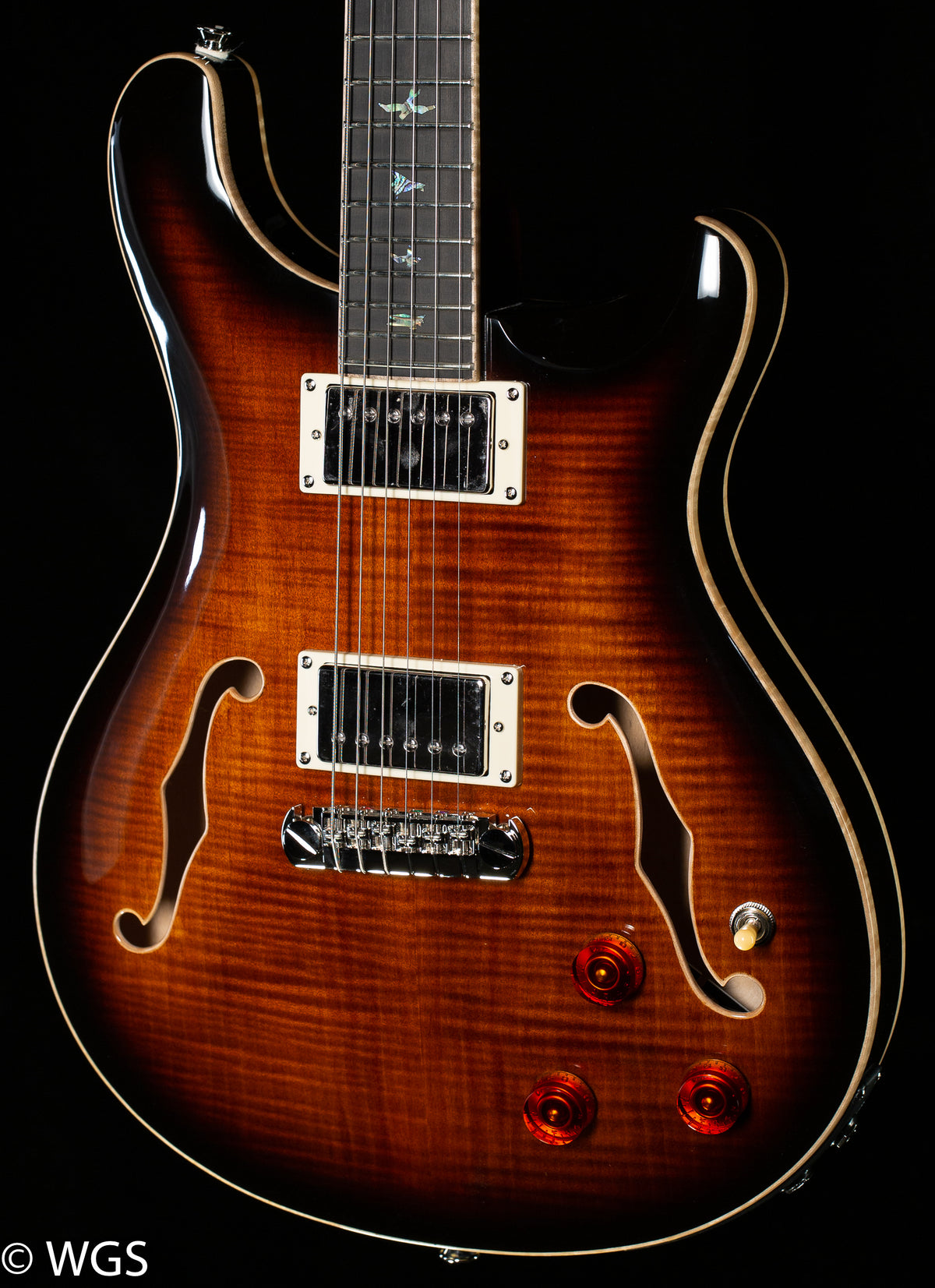 PRS SE Hollowbody II Piezo Black Gold