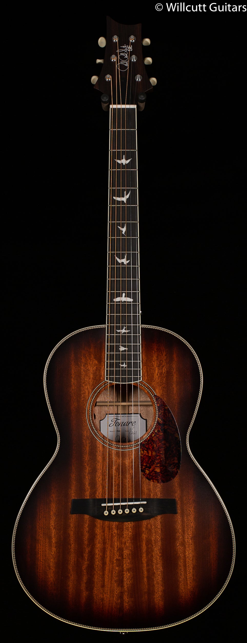 PRS SE P20E Acoustic Parlor Tobacco Sunburst