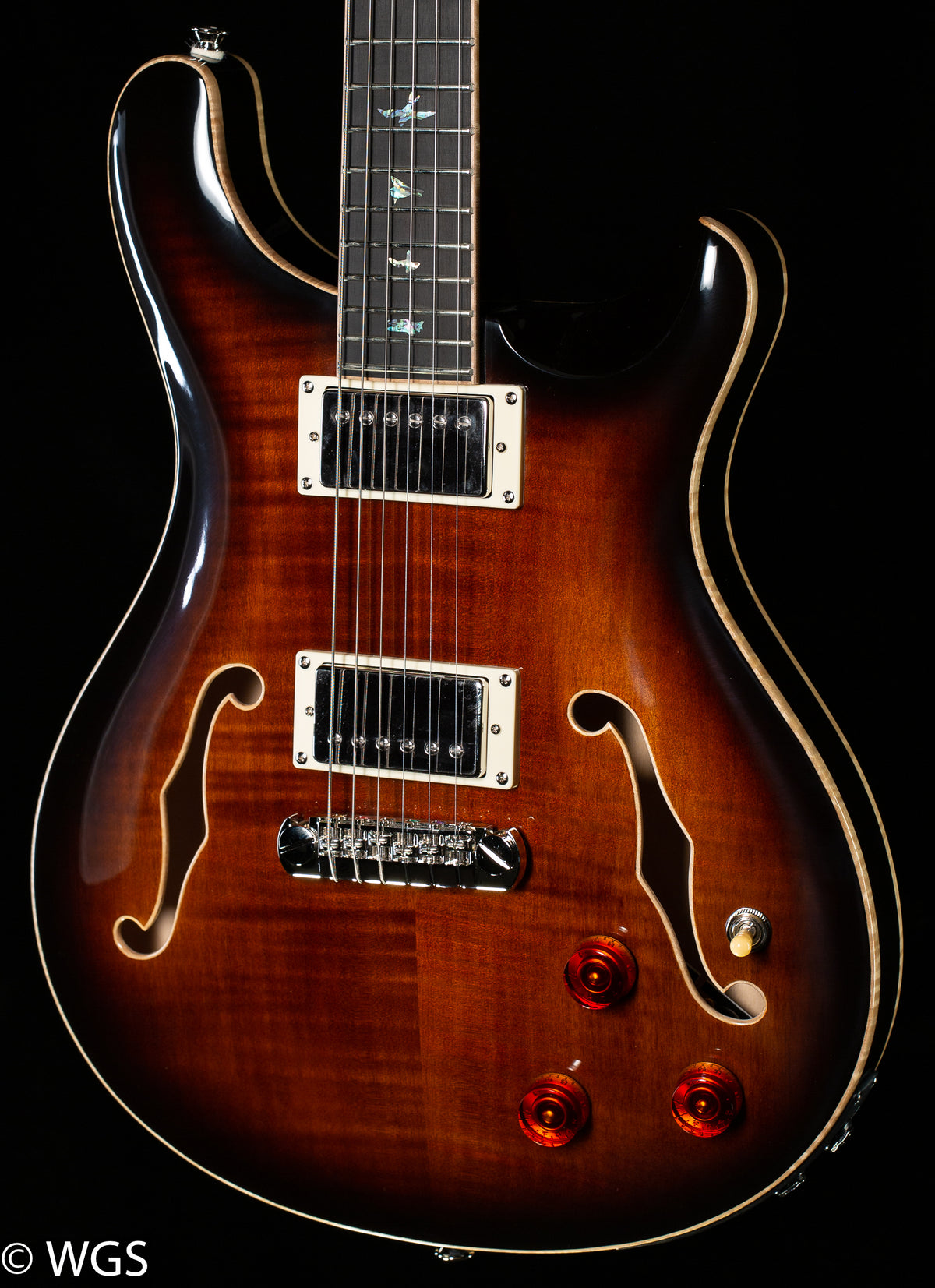 PRS SE Hollowbody II Piezo Black Gold