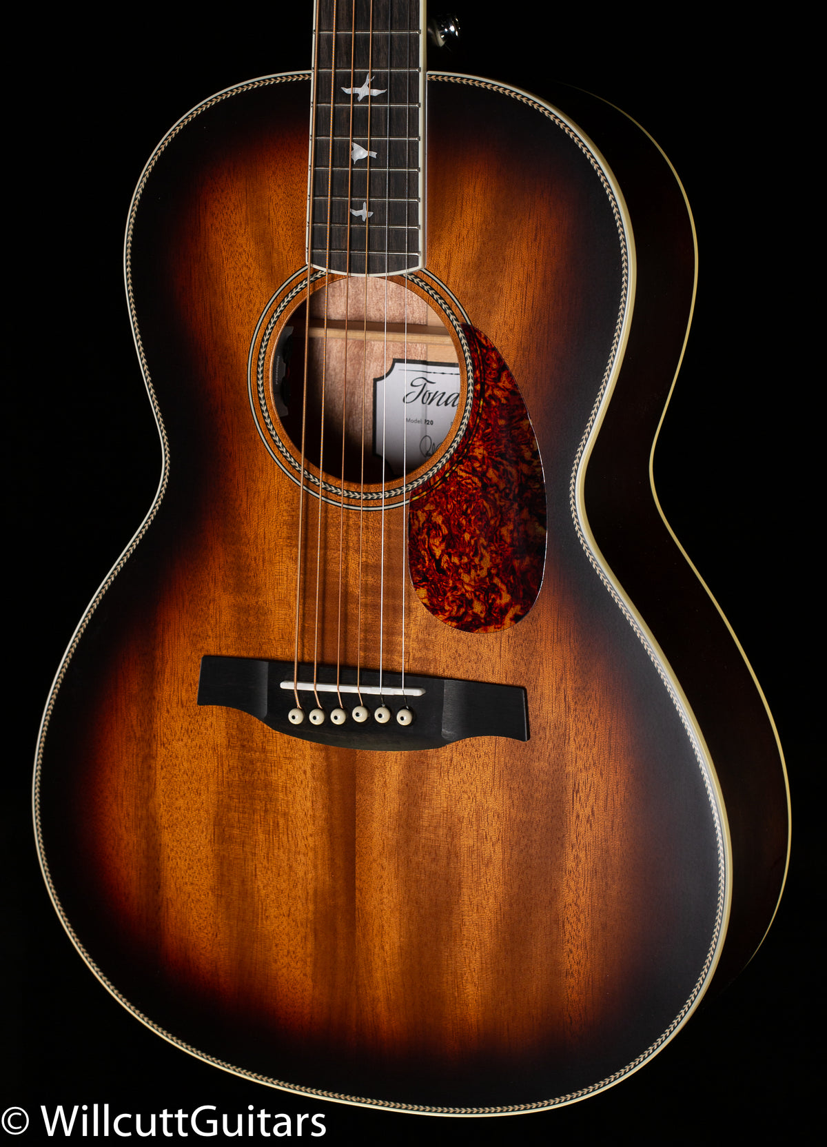 PRS SE P20E Acoustic Parlor Tobacco Sunburst