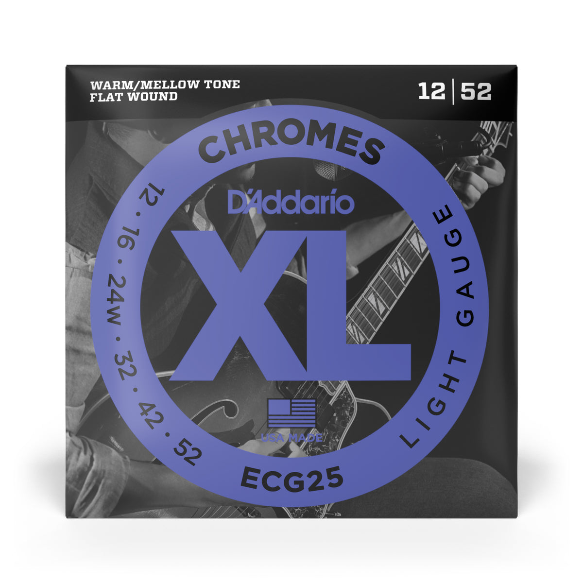 D&#39;Addario ECG25 12-52 Light, XL Chromes