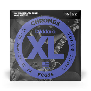 D'Addario ECG25 12-52 Light, XL Chromes
